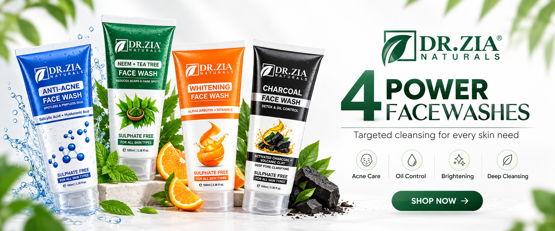 Dr Zia Naturals Organic Beauty Banner