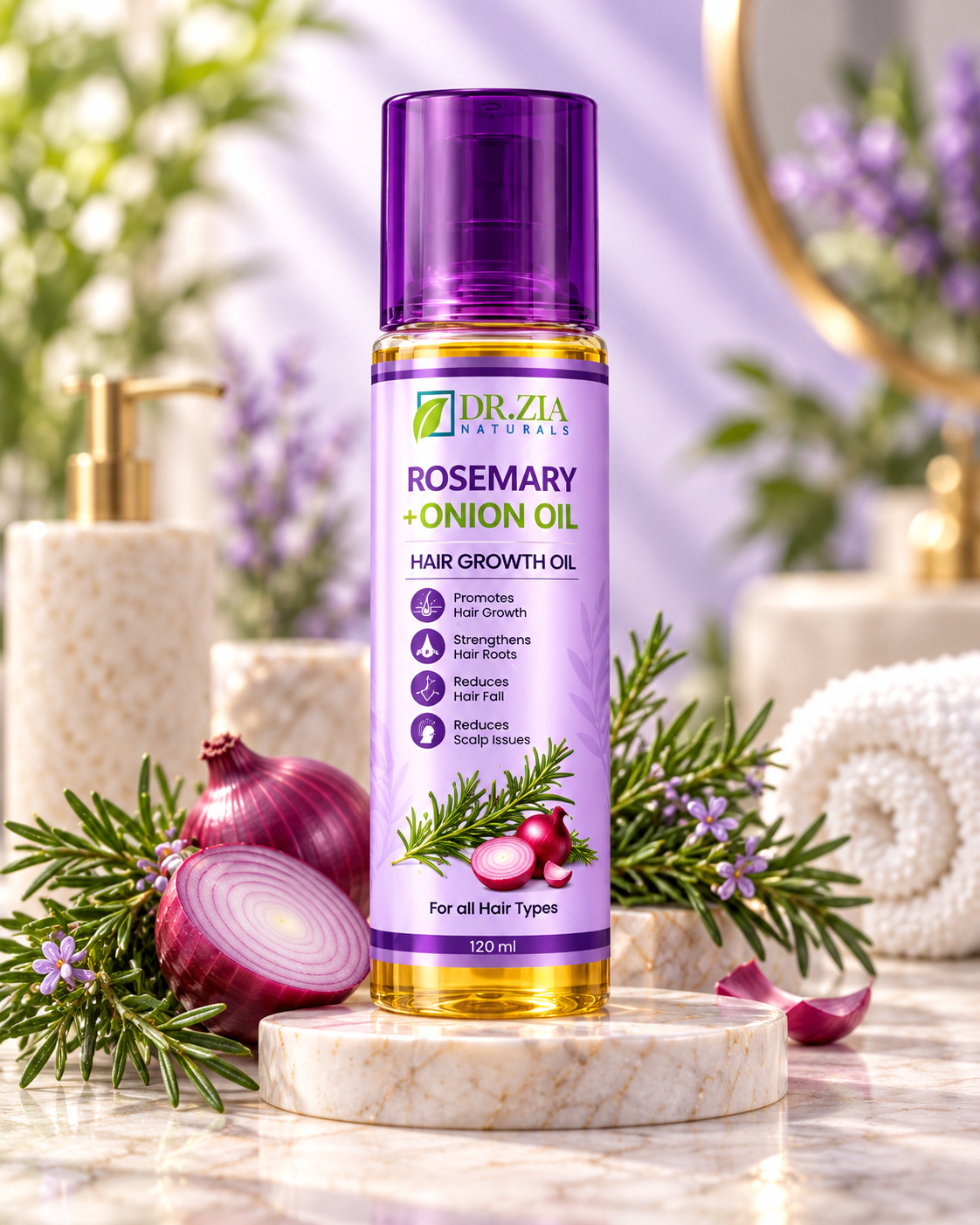 Rosemary Onion Hair Oil | 120ml